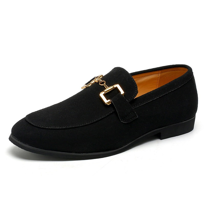 Loafers med stöd för fotvalvet för män - eleganta slip-on formella skor