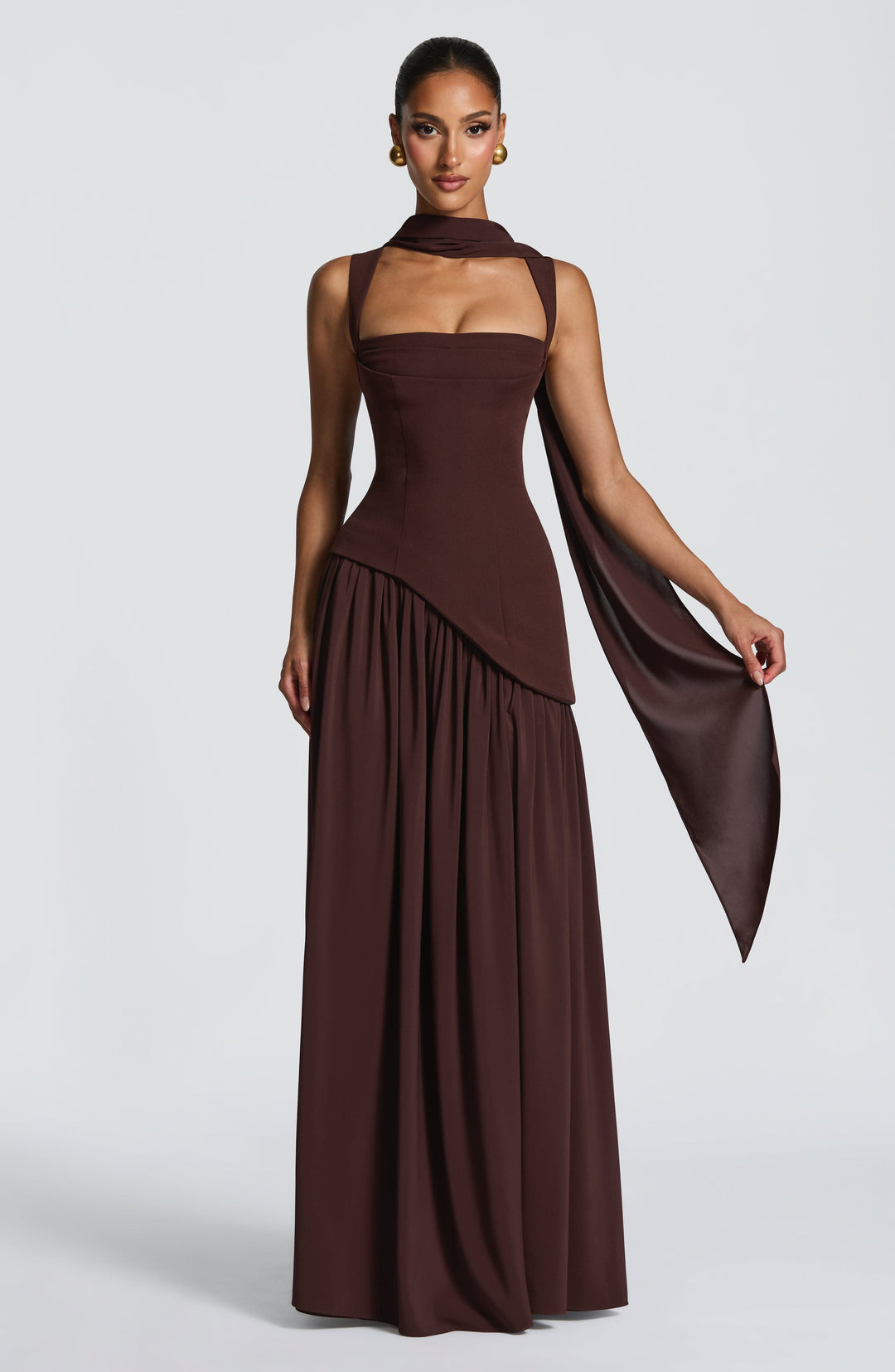 Women's Asymmetric Maxi Dress
