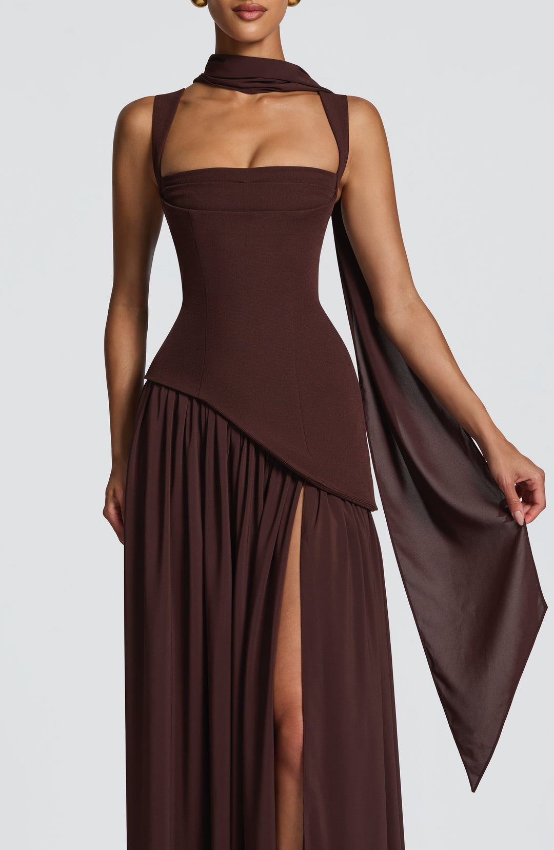 Women's Asymmetric Maxi Dress - Elegant Summer Dress for Formal Occasions 4