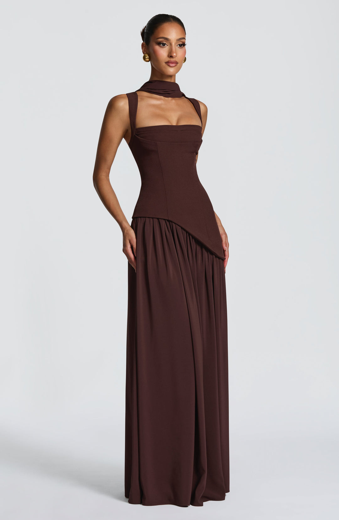 Women's Asymmetric Maxi Dress - Elegant Summer Dress for Formal Occasions 5