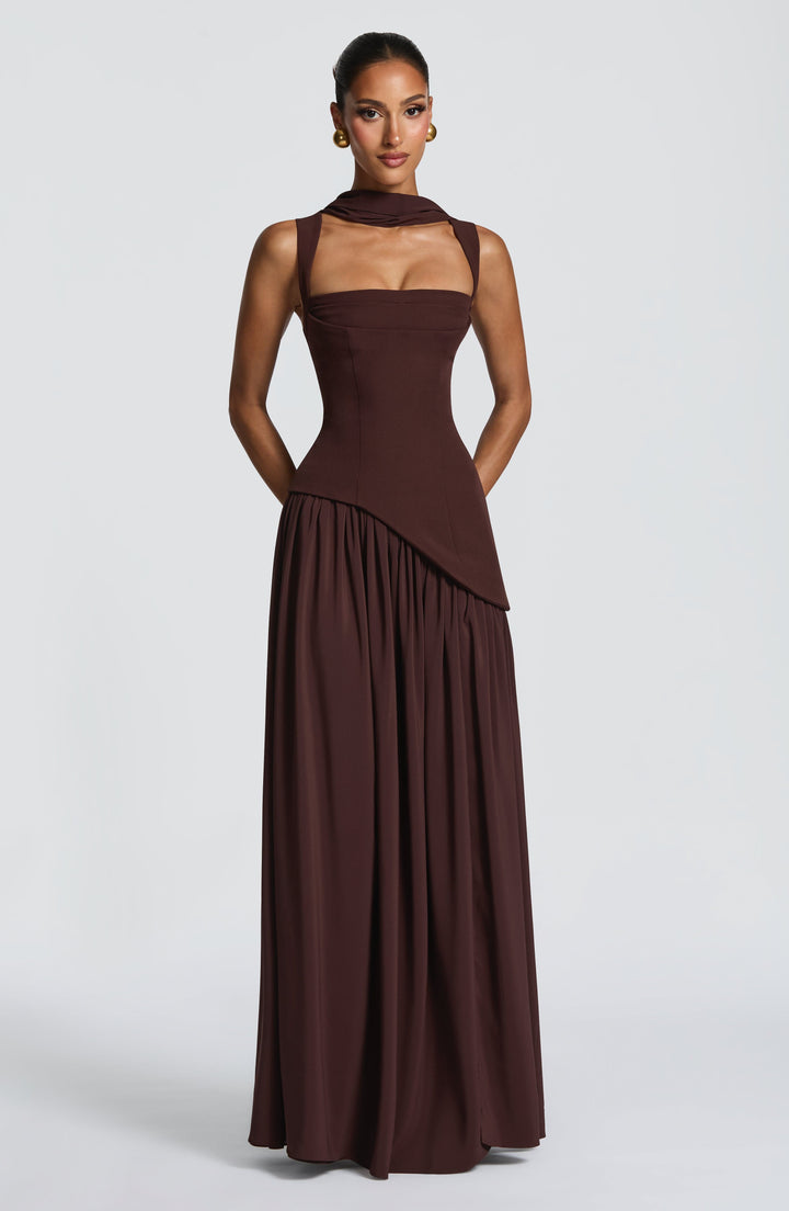 Women's Asymmetric Maxi Dress - Elegant Summer Dress for Formal Occasions 7