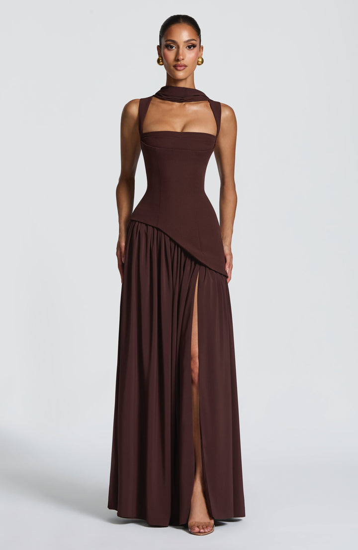 Women's Asymmetric Maxi Dress - Elegant Summer Dress for Formal Occasions 8