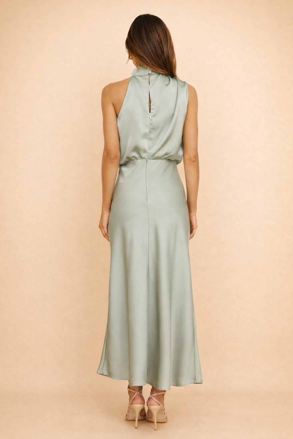 Women's Formal Midi Dress - Elegant Asymmetrical Cocktail Dress for Special Occasions 6