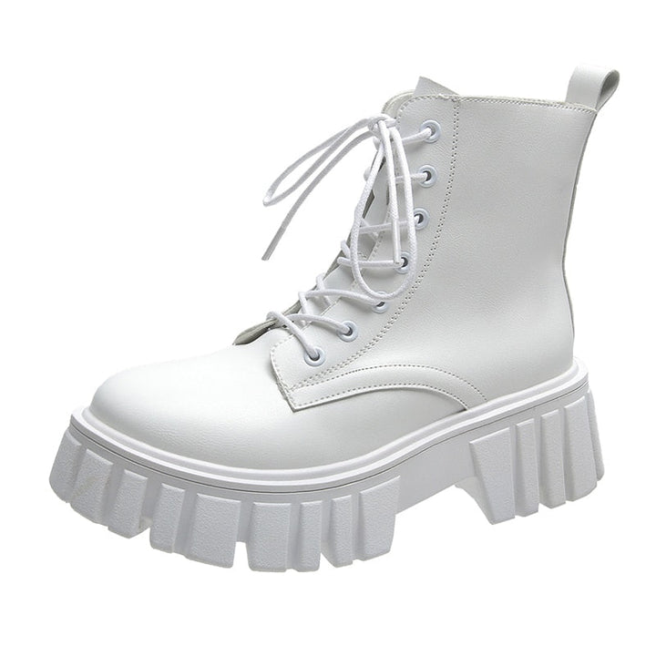 Women's Leather Ankle Boots Stylish Casual Footwear 0