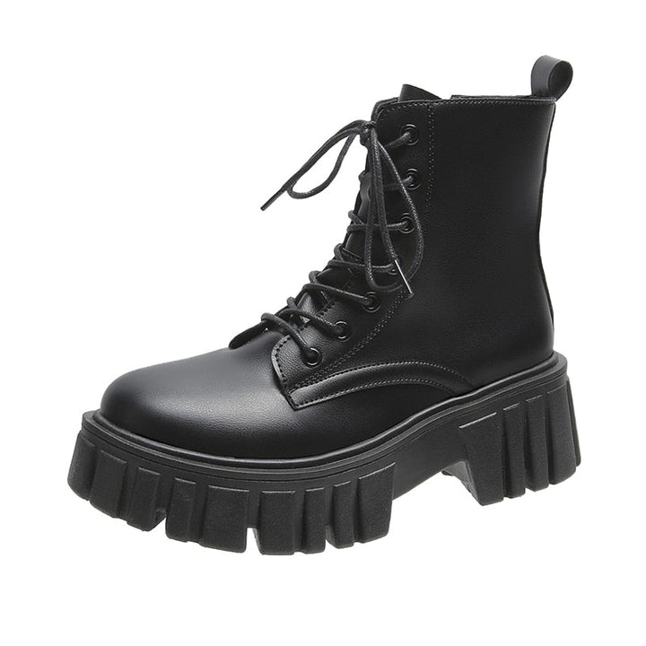 Women's Leather Ankle Boots Stylish Casual Footwear 6