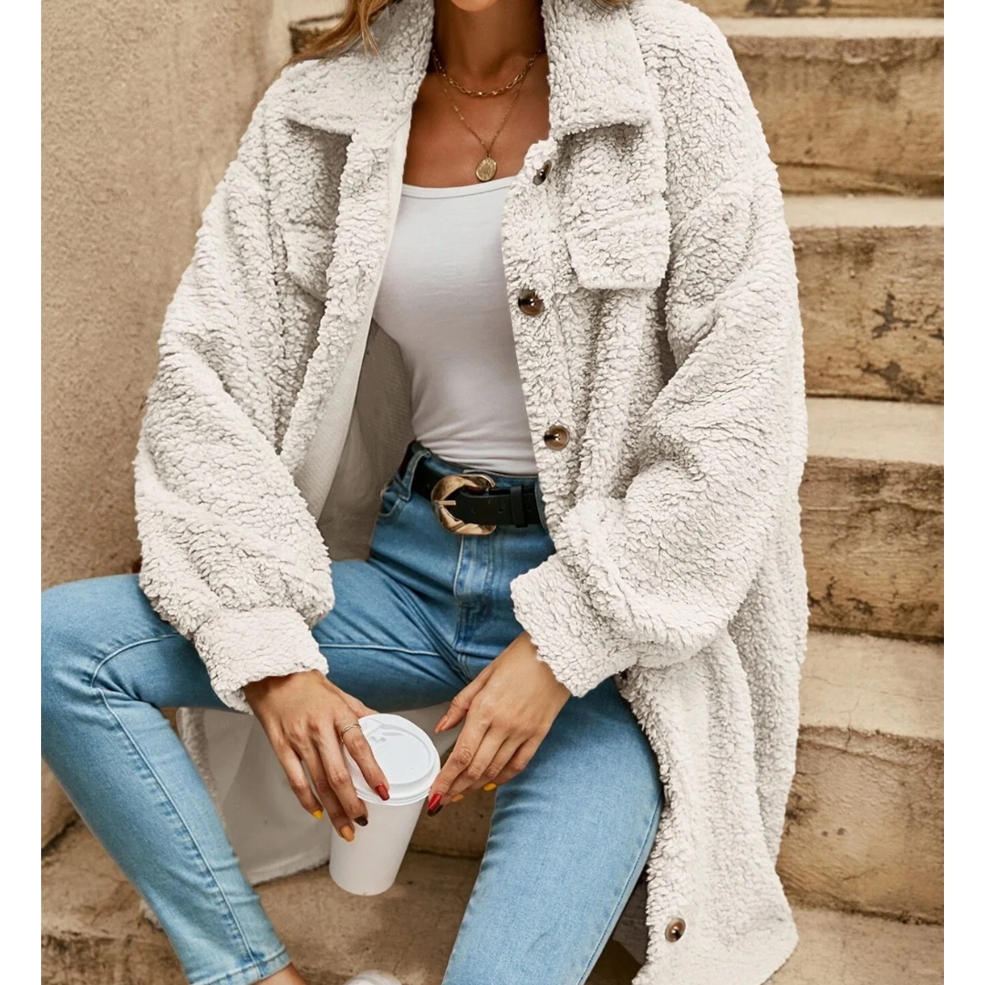 Women’s Long Coat Stylish Warm Outerwear for Cool Weather 2