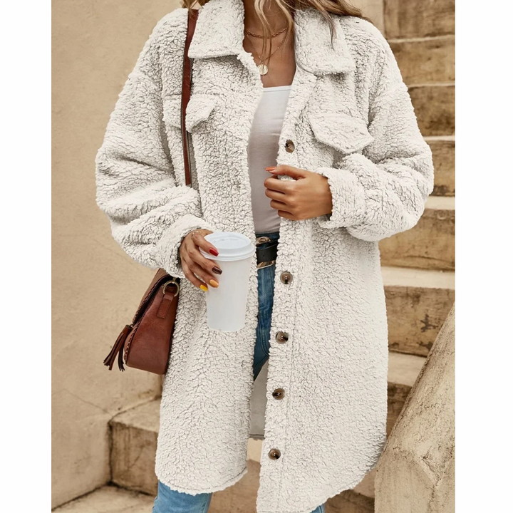 Women’s Long Coat Stylish Warm Outerwear for Cool Weather 5
