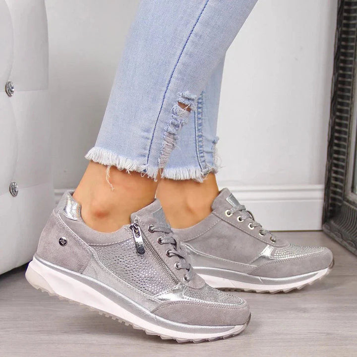 Women's Orthopedic Sneakers with Arch Support - Best Walking Shoes for Women, Stylish Everyday Sneakers 0