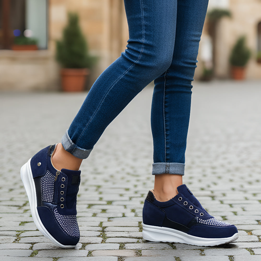 Women's Orthopedic Sneakers with Arch Support - Best Walking Shoes for Women, Stylish Everyday Sneakers 3