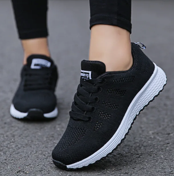 Women's Orthopedic Sneakers with Arch Support - Best Walking Shoes for Women, Stylish Slip On Sneakers, Comfortable White Sneakers 0