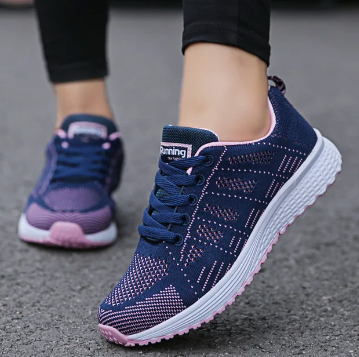 Women's Orthopedic Sneakers with Arch Support - Best Walking Shoes for Women, Stylish Slip On Sneakers, Comfortable White Sneakers 3