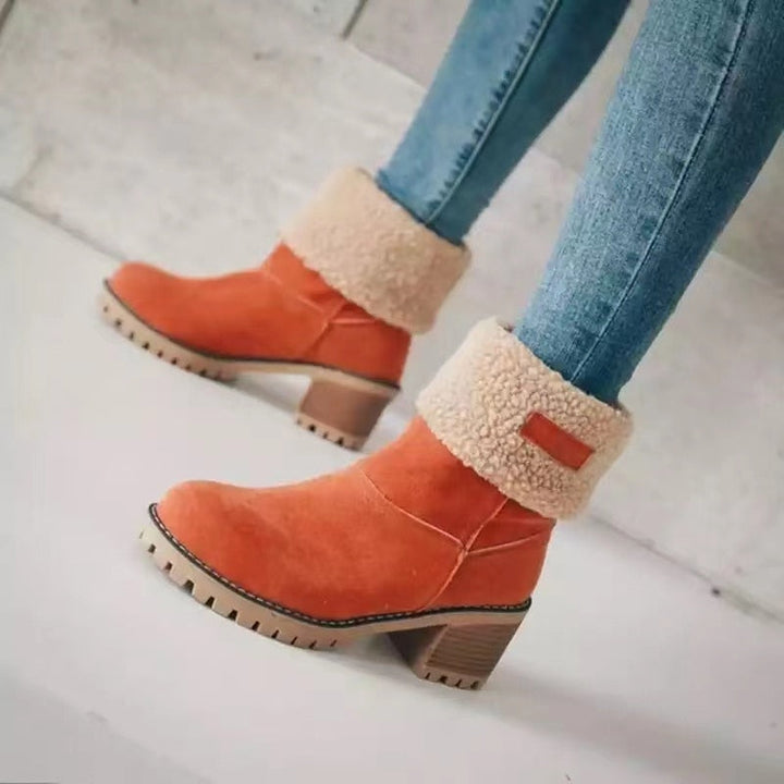Women's Orthopedic Waterproof Foldable Winter Boots with Arch Support 0