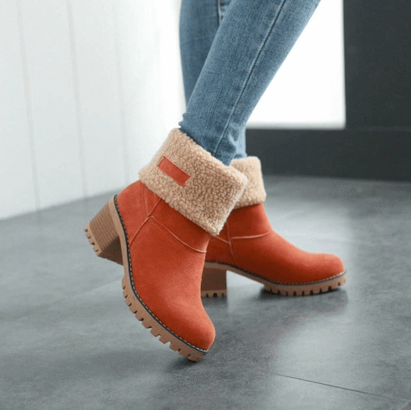 Women's Orthopedic Waterproof Foldable Winter Boots with Arch Support 1