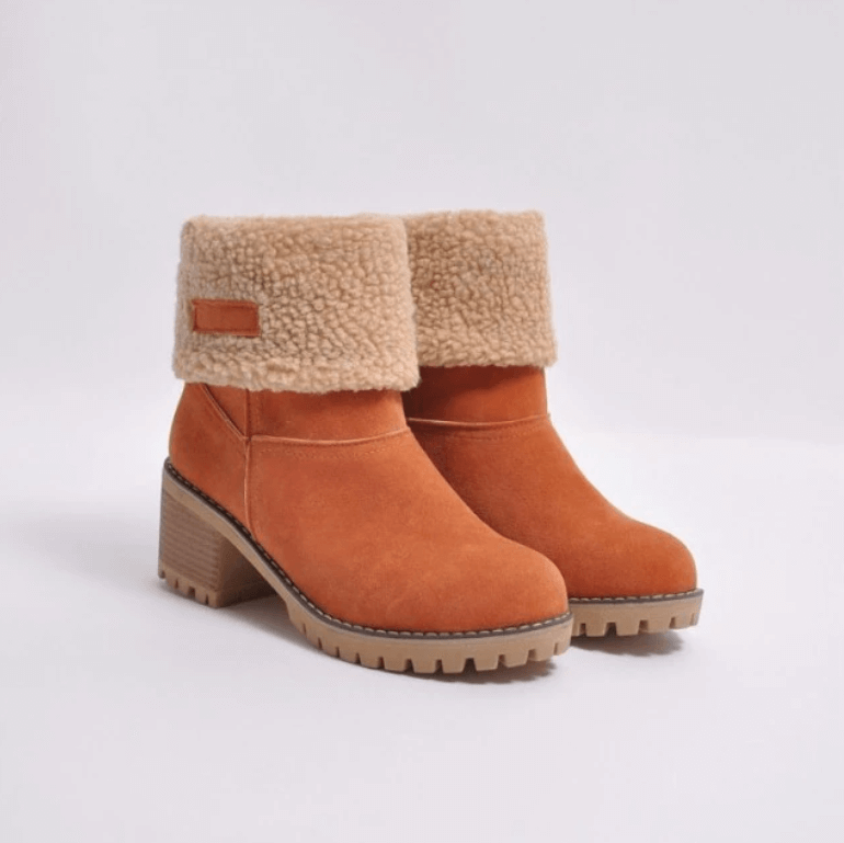 Women's Orthopedic Waterproof Foldable Winter Boots with Arch Support 2