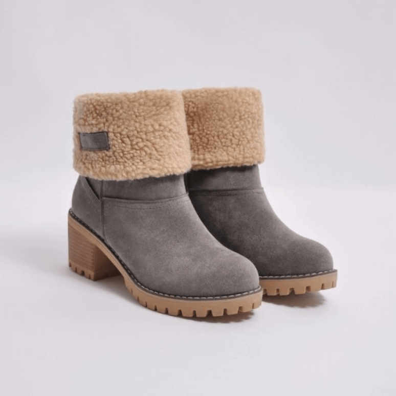Women's Orthopedic Waterproof Foldable Winter Boots with Arch Support 8