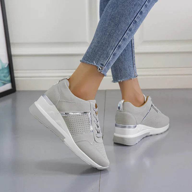 Women's Sneakers with Arch Support - Stylish Wedge Design for Everyday Comfort and Versatility 6