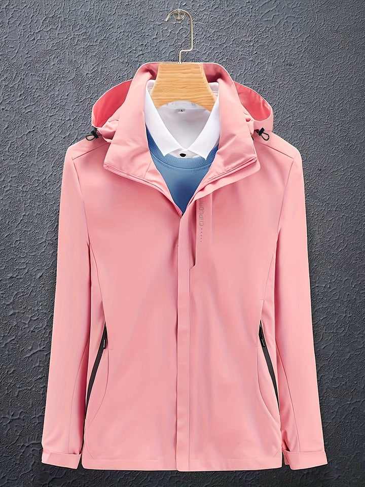 Women's Softshell Jacket Windproof Breathable Outdoor Activewear 3