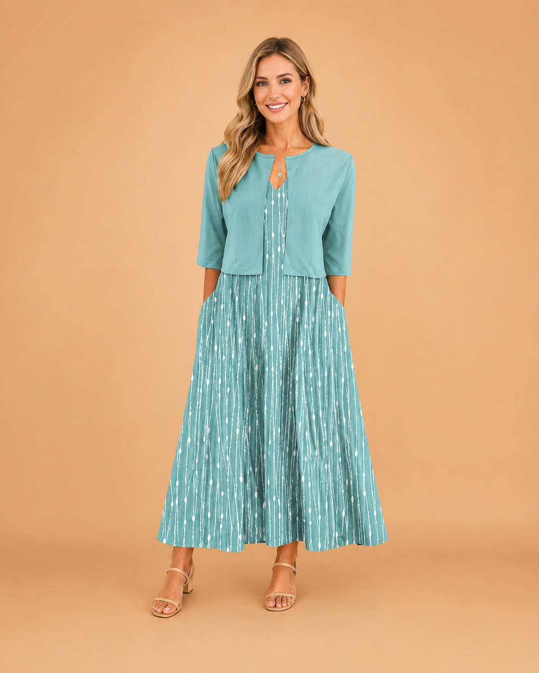 Women's Summer Dresses Floral Midi Dress Elegant for Weddings and Events 3