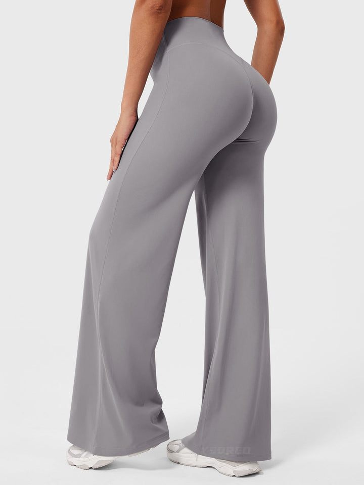 Women's Summer High Waist Flared Trousers Lightweight and Stylish 12