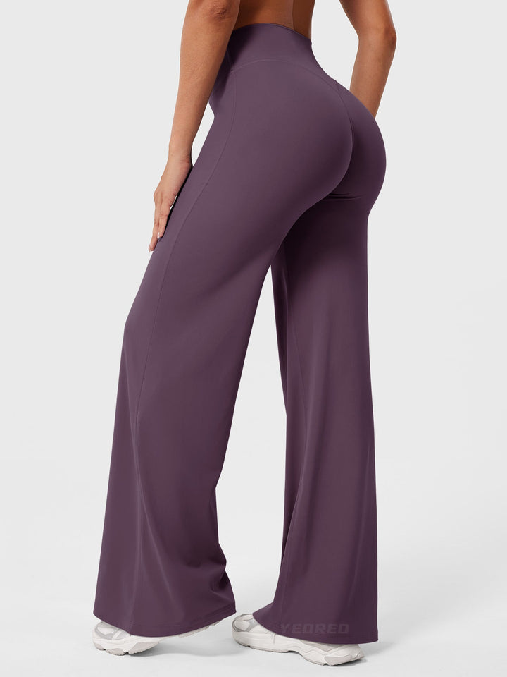 Women's Summer High Waist Flared Trousers Lightweight and Stylish 22