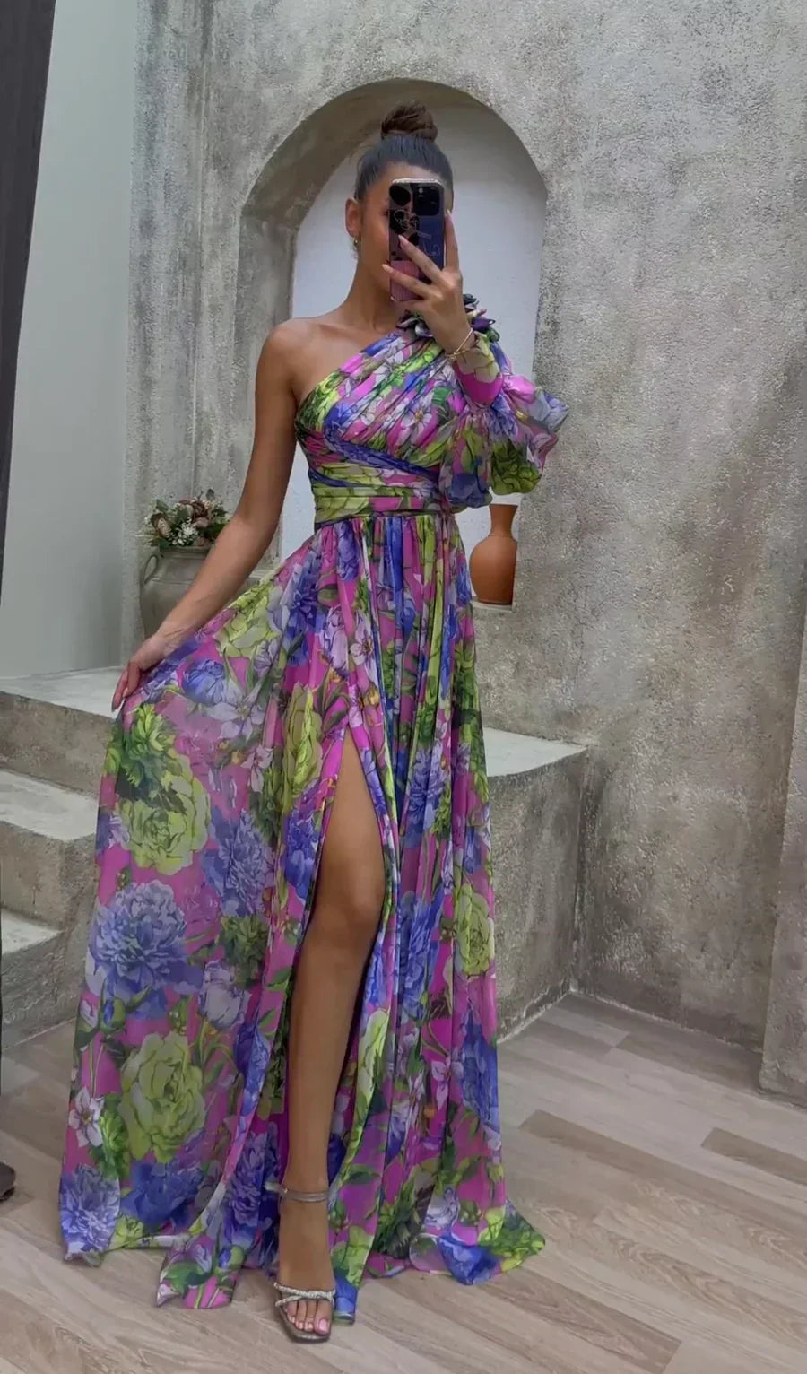 Women's Summer Maxi Dress - Elegant Evening Dress for Summer Parties 0