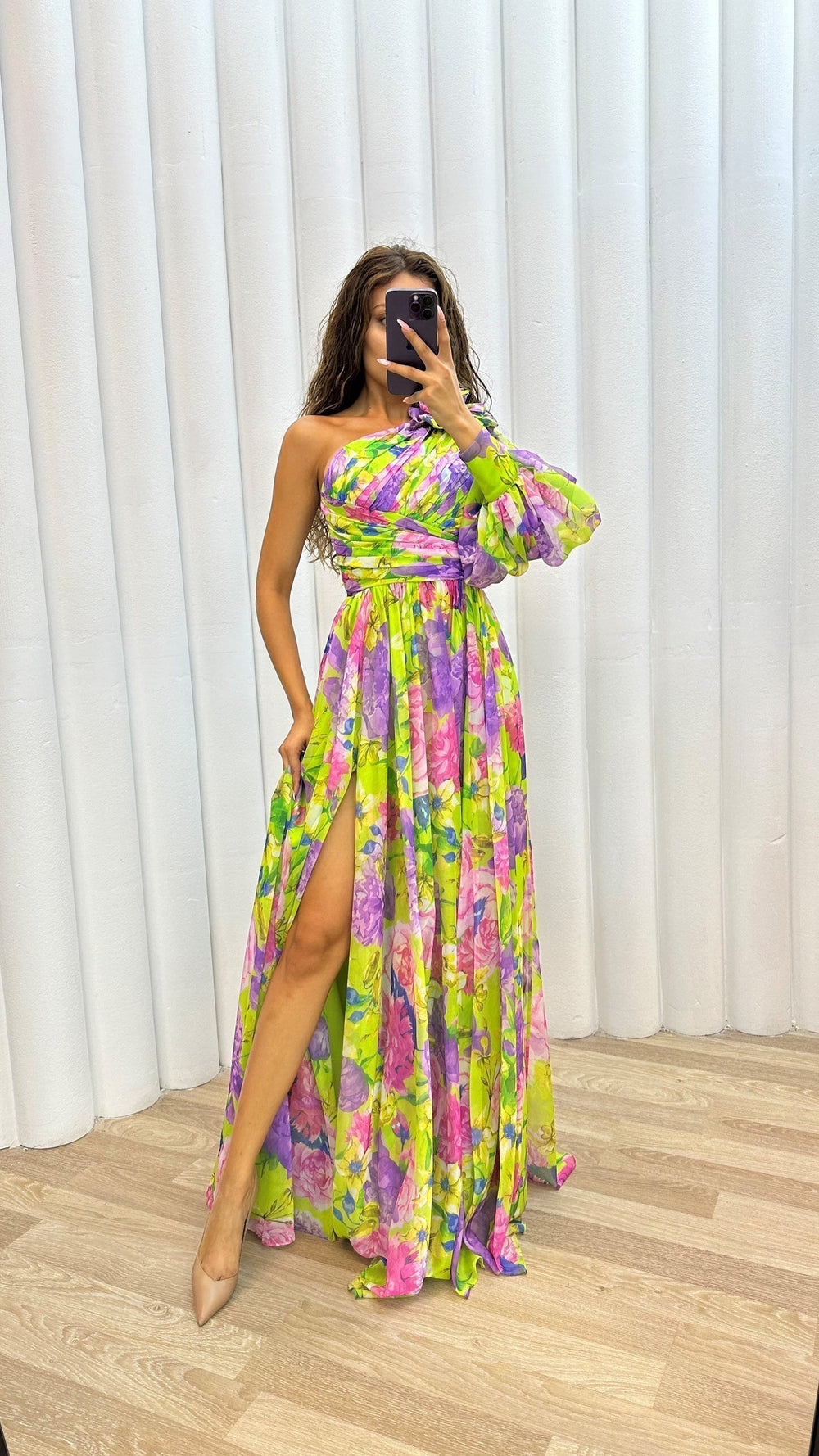 Women's Summer Maxi Dress - Elegant Evening Dress for Summer Parties 1