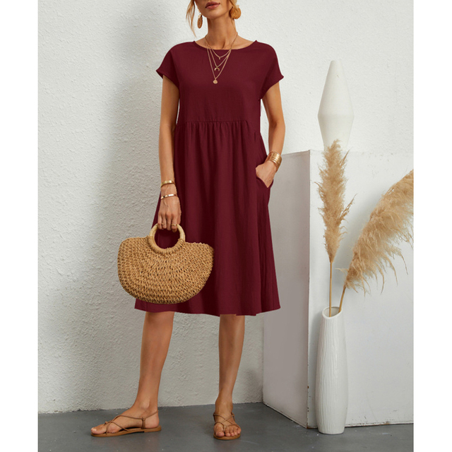 Women's Summer Midi Dress - Casual, Comfortable, and Stylish 2