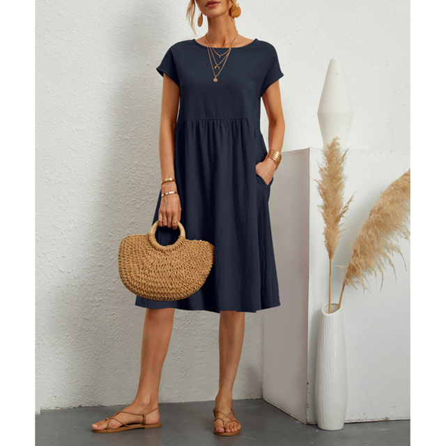Women's Summer Midi Dress - Casual, Comfortable, and Stylish 6