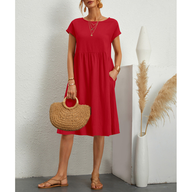 Women's Summer Midi Dress - Casual, Comfortable, and Stylish 7