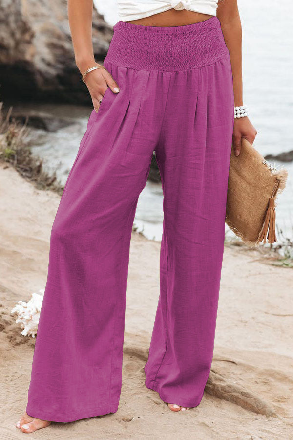 Women's Wide Leg Trousers | Elegant High-Waist Palazzo Pants for Comfortable All-Day Style 7