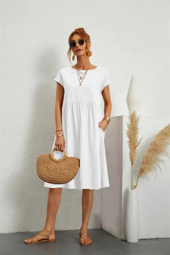 Womens Dress - Casual Summer Dress with Pockets for Everyday Wear 11