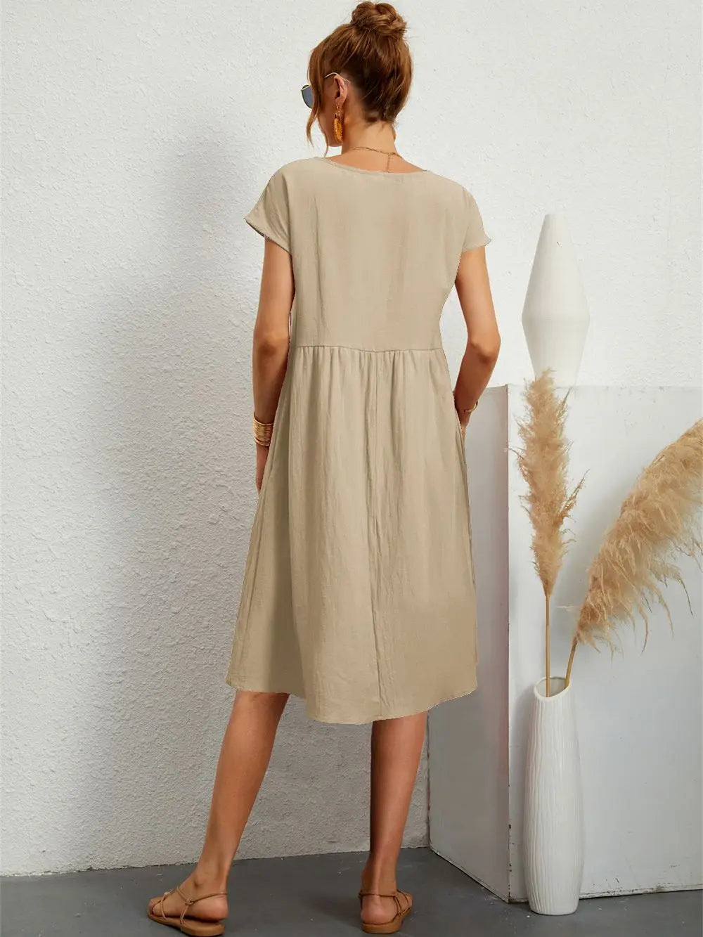Womens Dress - Casual Summer Dress with Pockets for Everyday Wear 4