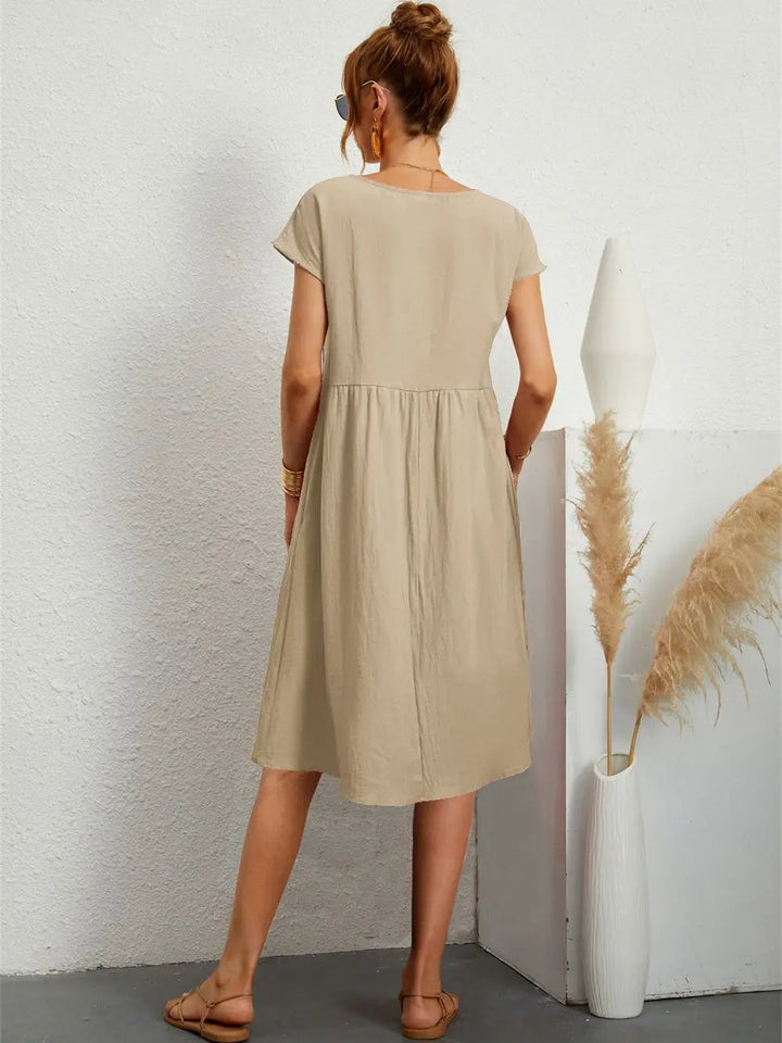 Womens Dress - Casual Summer Dress with Pockets for Everyday Wear 4