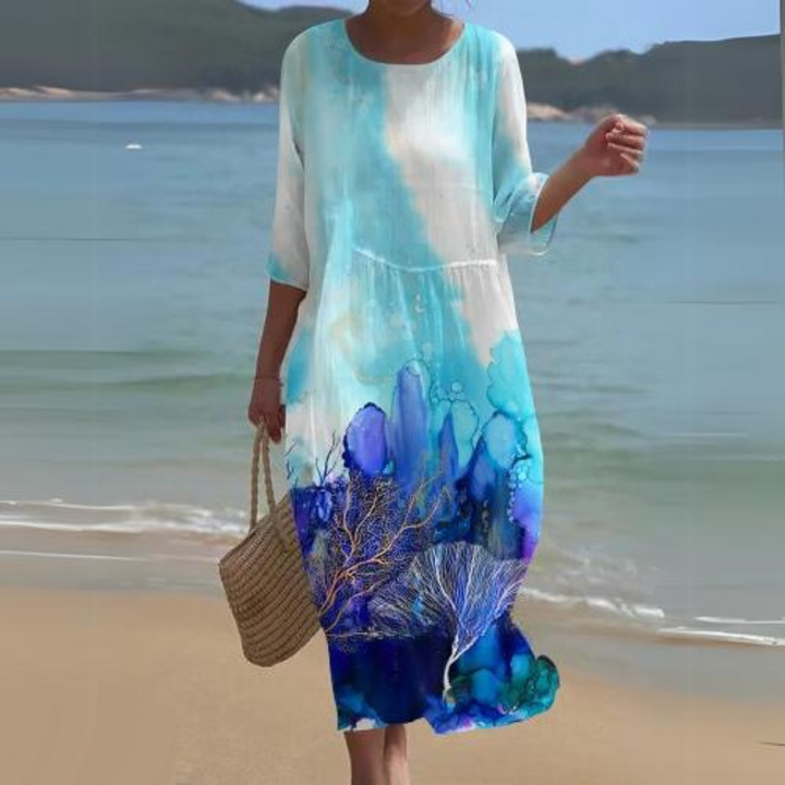 Womens Dress - Elegant Floral Maxi Dress for Summer Weddings & Formal Events 10