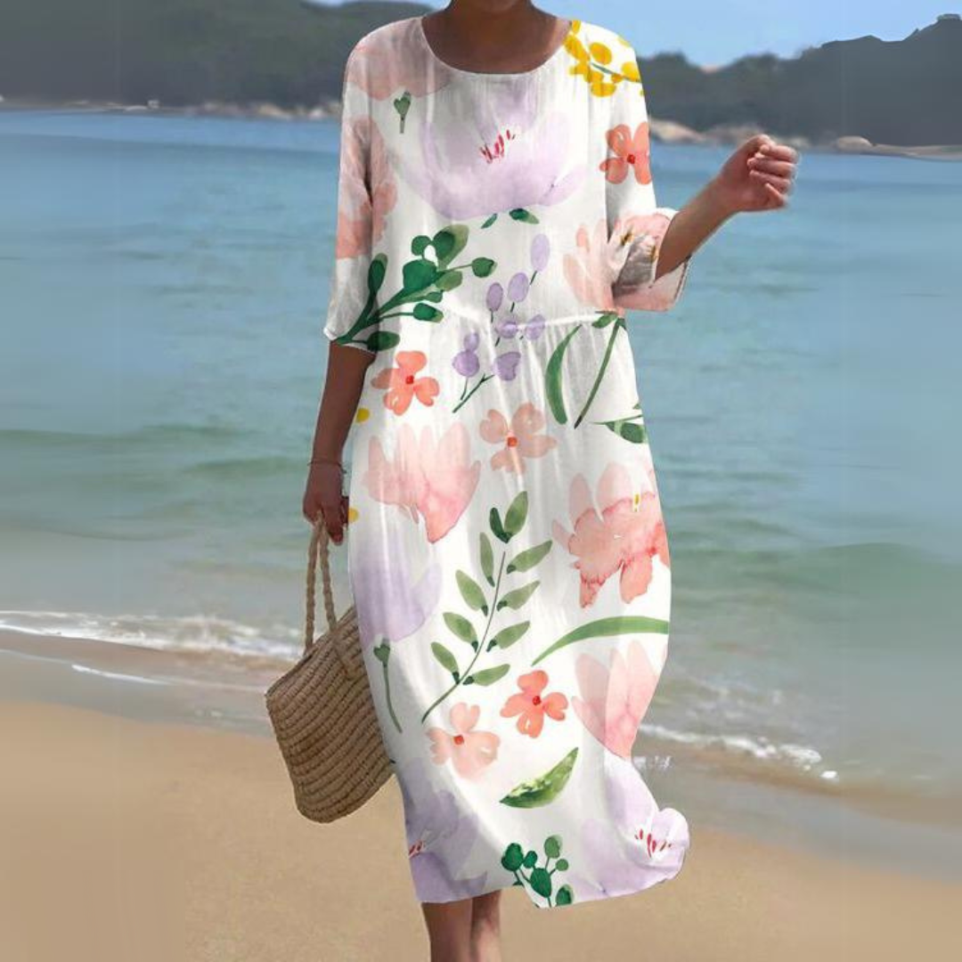 Womens Dress - Elegant Floral Maxi Dress for Summer Weddings & Formal Events 2