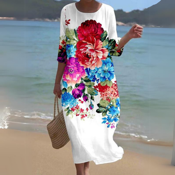 Womens Dress - Elegant Floral Maxi Dress for Summer Weddings & Formal Events 3