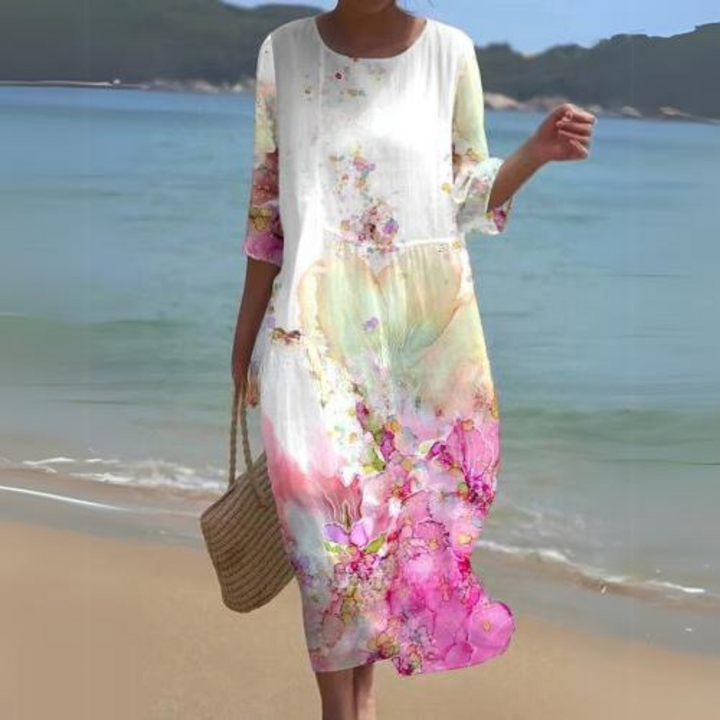 Womens Dress - Elegant Floral Maxi Dress for Summer Weddings & Formal Events 4