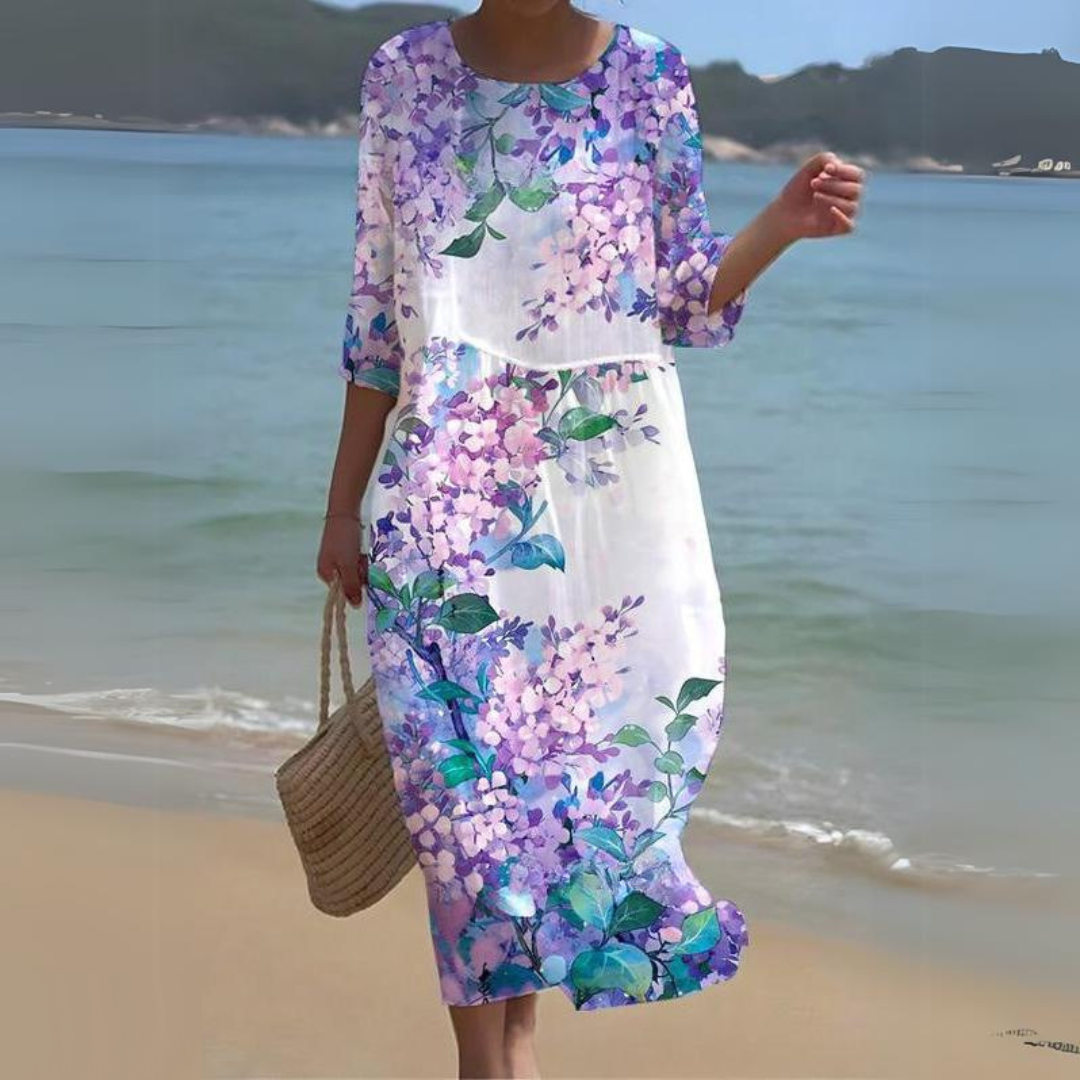 Womens Dress - Elegant Floral Maxi Dress for Summer Weddings & Formal Events 5