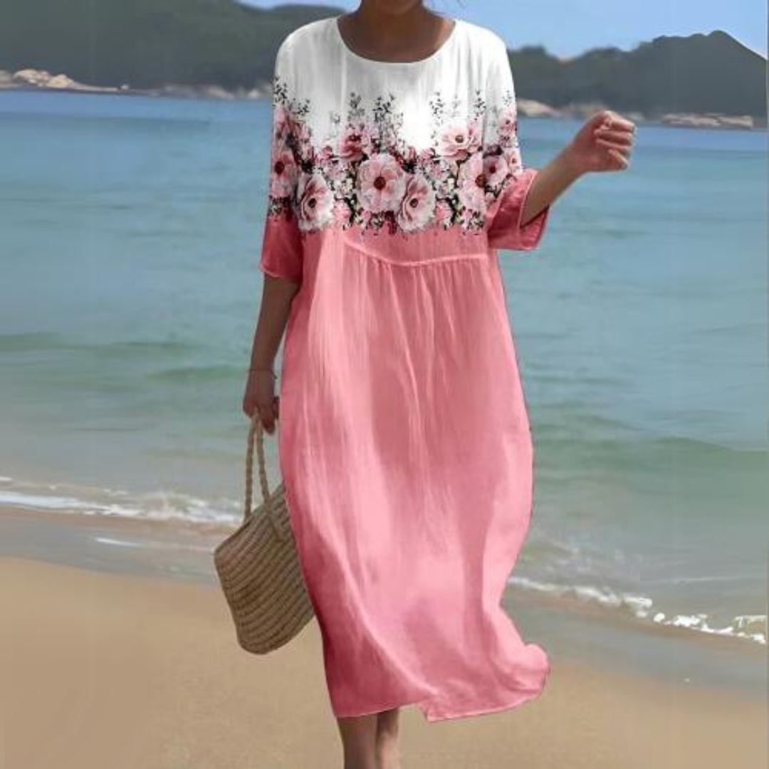 Womens Dress - Elegant Floral Maxi Dress for Summer Weddings & Formal Events 7