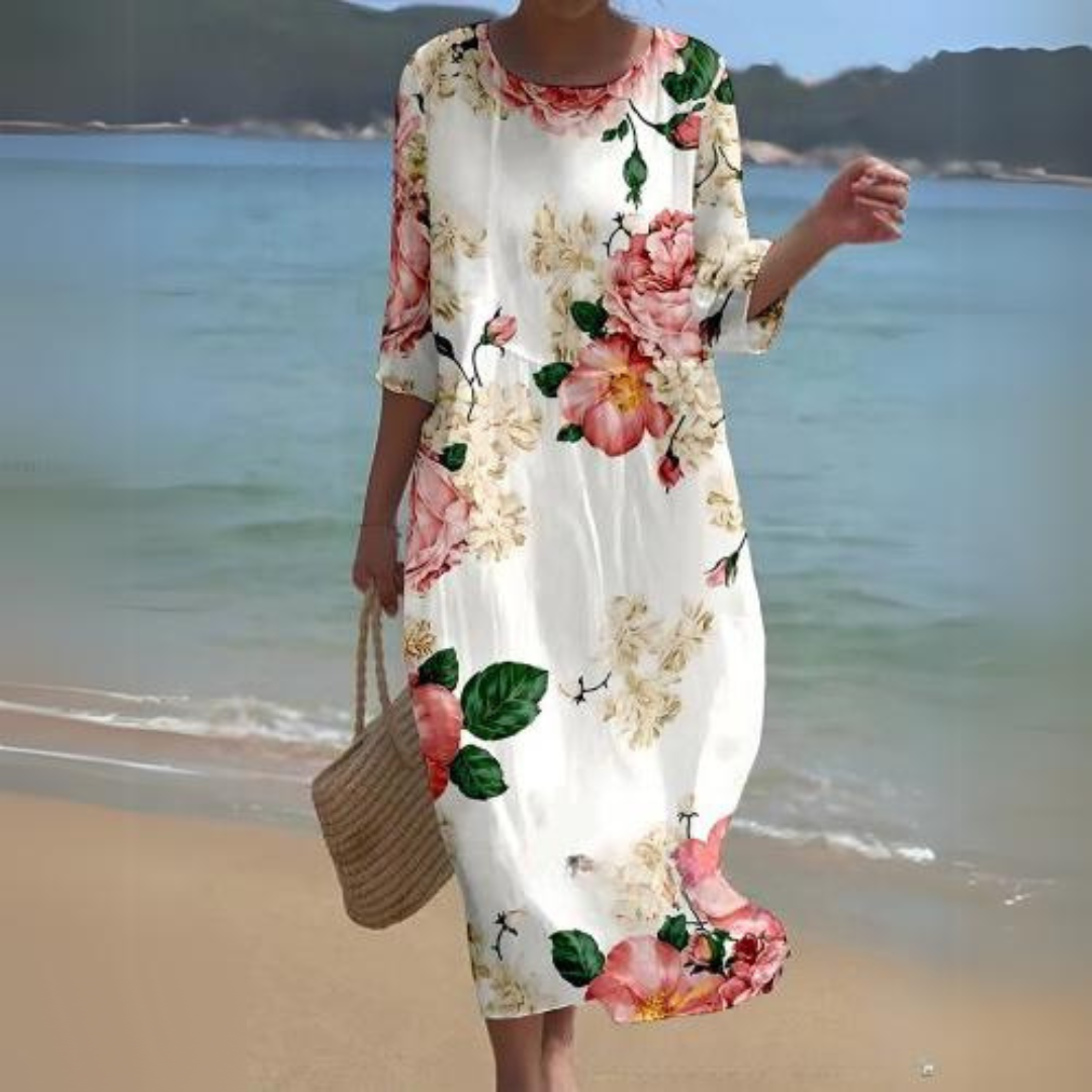 Womens Dress - Elegant Floral Maxi Dress for Summer Weddings & Formal Events 8