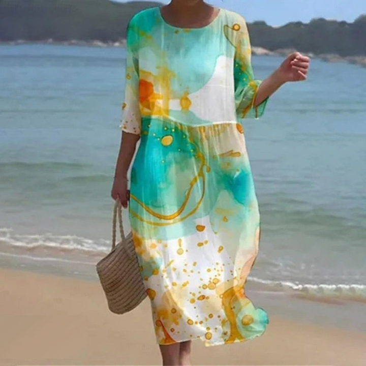 Womens Dress - Elegant Floral Maxi Dress for Summer Weddings & Formal Events 9