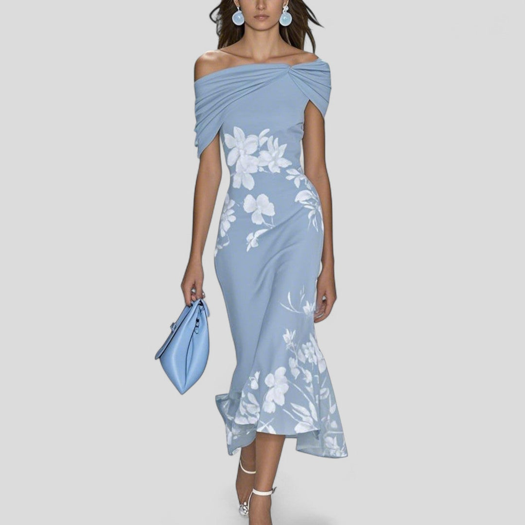Womens Summer Midi Dress - Elegant Print for Casual or Special Occasions, Stylish and Comfortable Dresses 1