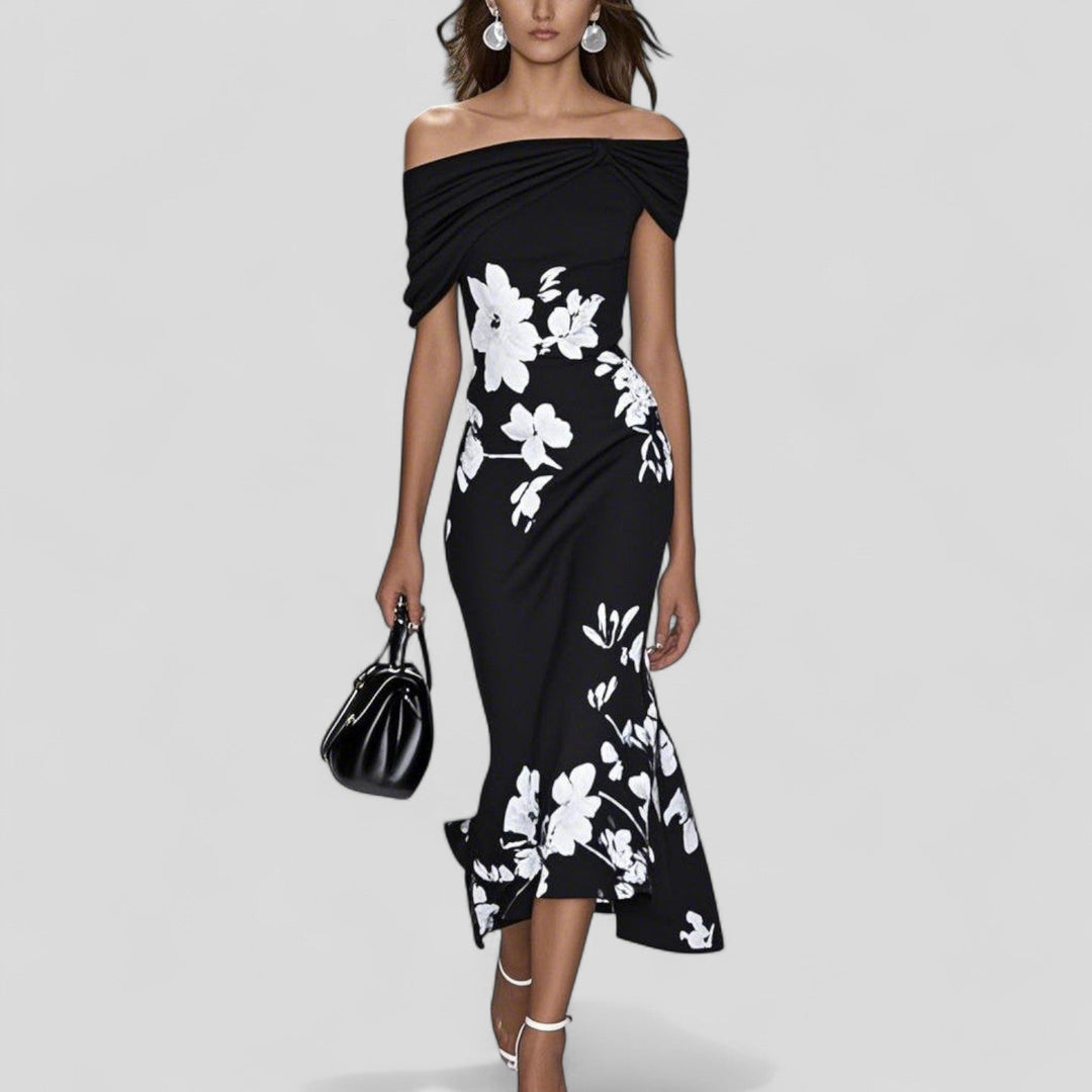 Womens Summer Midi Dress - Elegant Print for Casual or Special Occasions, Stylish and Comfortable Dresses 2
