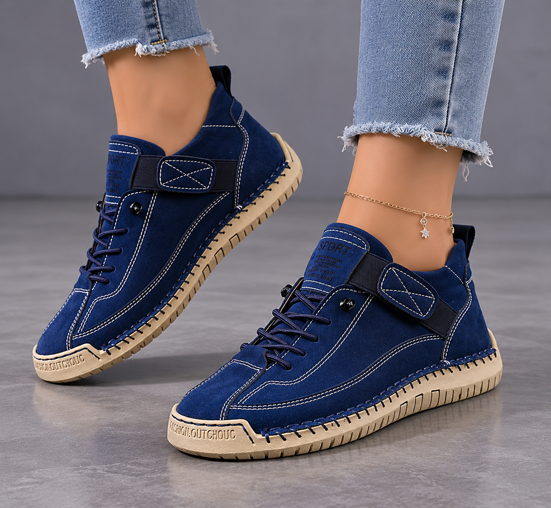 Bekväma ortopediska sneakers för kvinnor - stilfullt stödjande skor