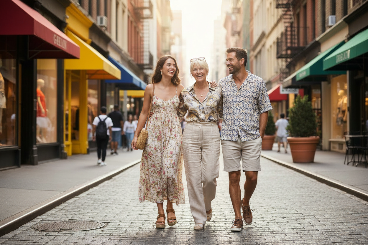 de man heeft een crochet shirt aan