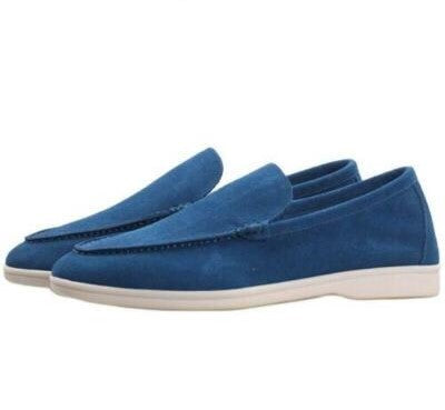 Eleganta loafers för män med stöd för fotvalvet - bekväma slip-on skor för smart casual stil